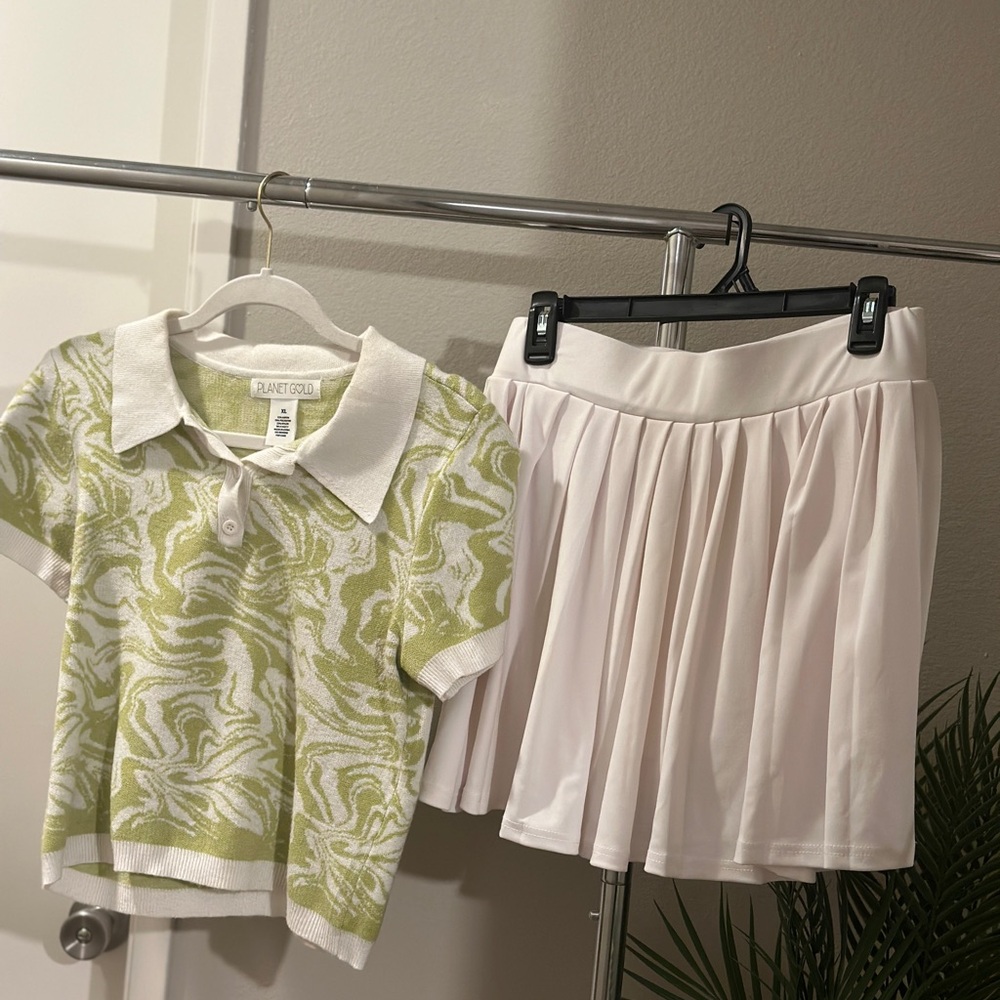 2 Piece Tennis Outfit